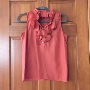 J crew silk sleeveless blouse